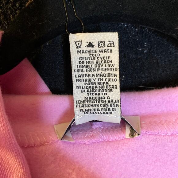 Women's Pink Zippered Hoodie Size XS with Dripping Ghost NWT If It Were Me BOO - Picture 4 of 7